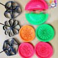pitha Mold Dice combo pack পিঠা বানানো সাজ কম্বো প্যাকেজ, জামাই পিঠা, নঁকশী পিঠা, কুলি পিঠা ( ৩+৪+২). 