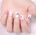 12 / 24 pcs/ set Kids Square Printed Press-On Nails, Artificial nails for Kids, Children Nail art, Gift for baby girls, Birthday gift for baby girls, Accessories for baby girls. 