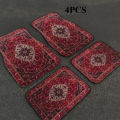 4PCS Universal Car Mats Set, Polyester All Weather Front Floor Mats, Non Slip Auto Carpets for Cars.