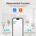 GEYA WiFi/ZigBee Smart Circuit Breaker MCB With Metering 63A DIN Rail for Smart Home Wireless Remote Control Switch by Tuya APP. 