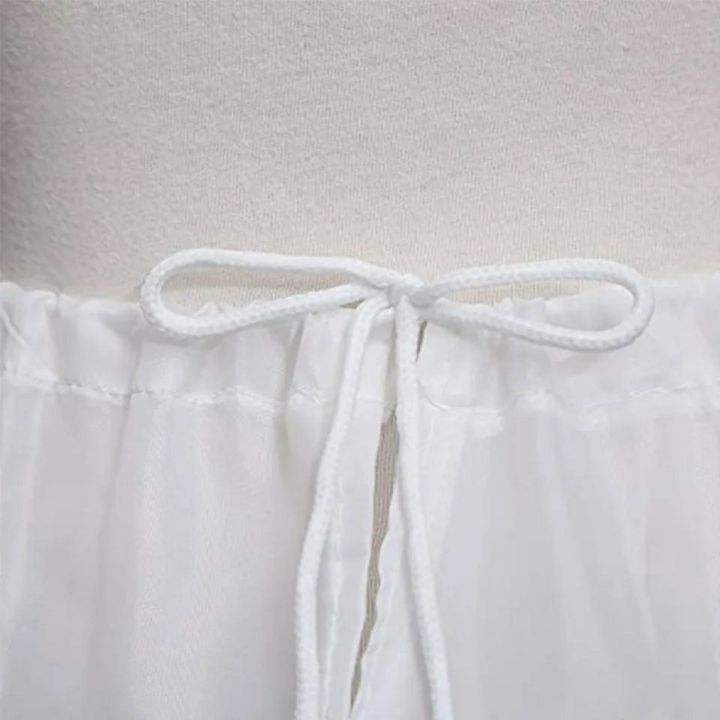 White%20Children%20kids%20Petticoat%20A-Line%203%20Hoops%20One%20Layer%20Flower%20Girls%20Crinoline%20Lace%20Trim%20Flower%20Girl%20Dress%20Underskirt%20-%20Image%204