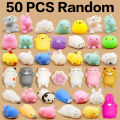 50PCS Mochi Squishies Kawaii Anima Squishy Toys For Kids Antistress Ball Squeeze Party Favors Stress Relief Toys For Birthday.