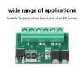 DC 6-45V Solar Street Light Control Circuit Board LED Fully Automatic Solar Light Driver Module for Courtyard Street Lamp DIY. 
