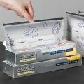 HUAHUABag of 10 Large Aluminum Foil Food Storage Bags; Reusable, Fresh-Keeping, Leakproof Freezer Safe Ziplock Pouch.HUAHUA.