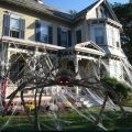 Halloween Big Plush Spider Halloween Decoration Party Props Outdoor Big Spider Decoration Chamber Trick A Prank Big Spider.