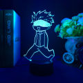 Japanese Anime Jujutsu Kaisen Led Acrylic Stand Satoru Gojo Ryomen Sukuna Fushiguro Megumi Action Figure For Kids Room Lightting. 