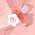 Simple and Stylish Silicone Children's Flower Quartz Watch. 