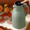 Kitchen Thermal Kettle Household Digital Display Coffee,1/1.3/2L Thermos Glass Liner Vacuum Flasks Large Capacity Water Bottle.