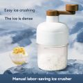 Handheld Shaved Ice Maker with Ice Cube Trays BPA Free Portable Manual Snow Cone Crusher for Home Use. 