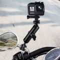 Metal Motorcycle Bicycle Camera Holder Handlebar Mirror Mount Bike Bracket for GoPro Hero DJI Phone Action Camera Accessories.