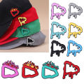 Multicolour Baseball Cap Enamel Pins Flame Shape Metal Decorative Lapel Badge for Sports Hat Accessories Brooches Jewelry.