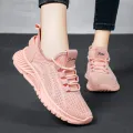 Womens Sneakers 2023 Fall Fashion Slip On Walking Shoes Lady Casual Knit Breathable Flats Tennis Shoes. 