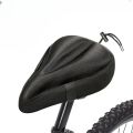Bike Seat Cover Gel Spong Comfortable Exercise Bike Seat Cushion Cover Soft for Cycling Class Mountain Stationary Bikes.