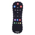 Novelty Silicone Simulation TV Remote Control Shape Soothing Toy Baby Food Grade Teaser Stick Children's Sensory Education Toys.