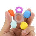 Baby Chewing Accessories Helm Babies Sensory Teether with Textured Design Newborn Infant Anxiety Teether Silicone Teething Toys. 