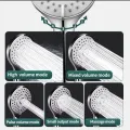 HAND SHOWER CHROME, WITH ADJUSTABLE HOLDER WITH PIPE. 