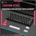ONIKUMA G55 Mechanical Gaming Keyboard 61 Keys Layout RGB Customized Wired Colorful LED Backlit Keyboard for Compute Laptop PC.