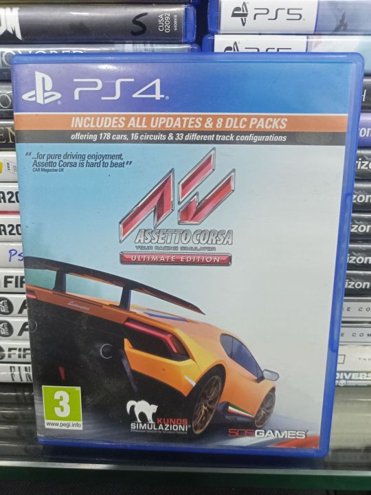 PS4 Game Assetto corsa Playstation 4 dvd asetto corsa , car racing game