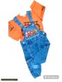 denim romper for boy dungree. 