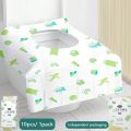 10/20/30/50 Pieces Disposable Toilet Seat Covers With Waterproofing Portable Travel Packaging Suitable For Bathroom Decor Summer.