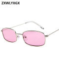 ZXWLYXG 2025 New Small Rectangle Sunglasses Women Retro Brand Designer Red Sun Glasses Men Glasses Female Unisex. 