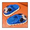 New Spring Autumn Winter Kids Shoes Boy blue Mickey Warm Slippers Children Christmas Slippers Pantoufle Enfant Baby Shoes. 