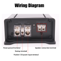 Single-Channel Digital Class-D Car Amplifier DC 12V 1000W High Power Car Power Amplifier Audio Stereo Car Audio Modification. 