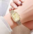 Luxury Women Watches Fashion Simple Square Quartz Watch Casual Women Watch Business Folding Alloy Ladies Clock Relogio Feminino. 