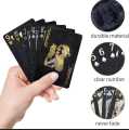 waterproof black colour plastic plying card. 