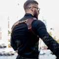 Suspenders Men's Pants Leather Adjustable Backpack Suspenders Suspenders Men's Shoulder Straps Fashion Adult Belt. 