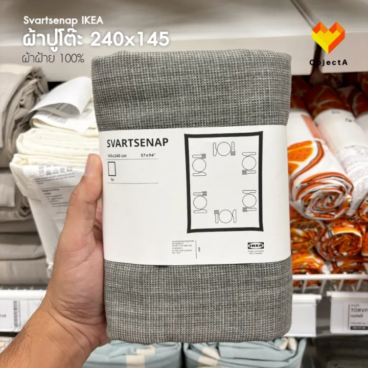Ikea%20tablecloth%20145x240%20cm%20svartsenap%20fullkomlig%20Cotton%20-%20Image%209