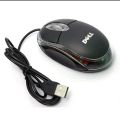 DELL Wired Usb Optical Mouse - Small Size, Ultra-Sensitive, Red Light, Original. 