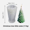 Silicone 3D Christmas Tree Mold DIY Resin Epoxy Small Irregular Pine Needle Tree Craft Candle Making Kit Holiday Decor. 