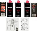 Zippo Premium Lighter Fluid 125ml + Zippo Flint & Wick Combo Pack ( BUY BOX BD ). 