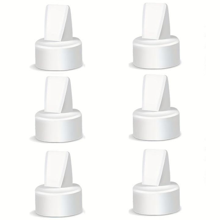 6Pcs Duckbill Valve Pump Parts Compatible with Spectra S1 S2 9 Plus Synergy Gold, Replacement Breast Pump Parts for Spectra
