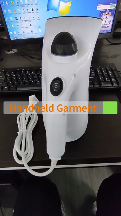 Portable Handheld Garment Steamer & Travel Steam Iron – Hanging Clothes/Fabric & Facial Steamer, Quick Heat-Up, Continuous Steam/Dry Ironing for Home & Travel