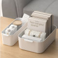WORTHBUY Multifunctional Plastic Storage Box With Handle Desktop Organizer For Food Bathroom Kitchen Cabinet Storage Organizer.