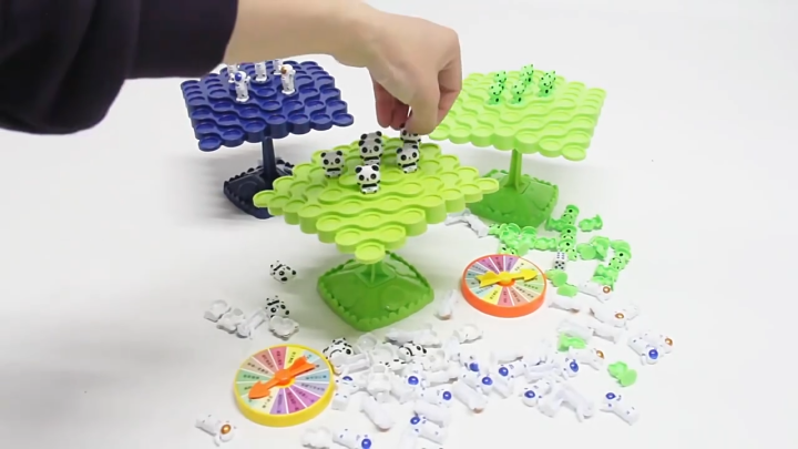 Montessori fun frog balance tree interactive board game toy, concentration balance training children's stacking toys Balancing Board Game - Balancing Tree Frog Stacking Game, Montessori Frog Balancing Tree Educational Developmental Toy