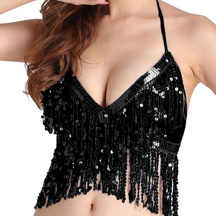 Fashion%20Sequin%20Tassel%20Belly%20Dance%20Bra%20Women%20Performance%20Top%20Halter%20Bra%20Show%20Costumes%20Dance%20Wear%20For%20Thailand/India/Arab%20-%20Image%207
