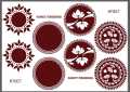 Fashion Stickers Temporary Water Proof Henna Tattoos/ Mehndi Stickers / Arabic Henna stickers/ instant mehndi stickers. 
