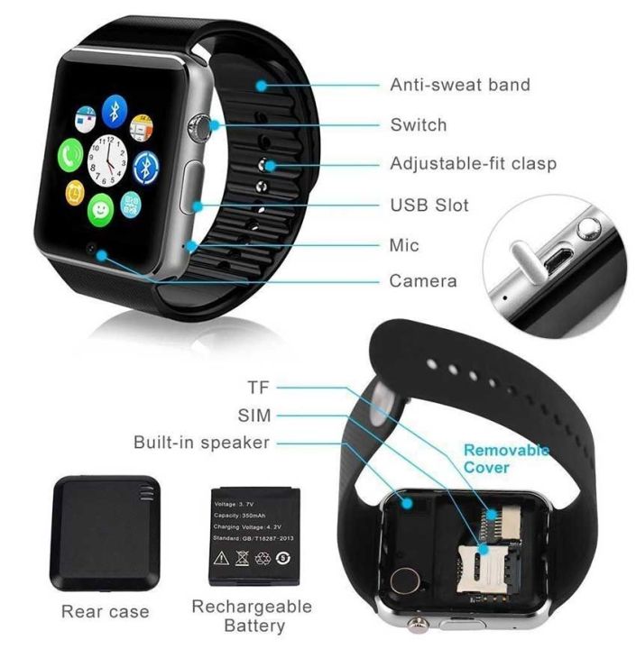 A1%20Bluetooth%20Smart%20Mobile%20Watch%20with%20Calling,%20SIM%20Support,%20Memory%20and%20Camera%20-%20Image%202