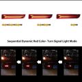 2pcs For Mitsubishi Lancer Evo X Outlander Red Rear Bumper Reflector Lights ,Tail/Brake Rear Fog Lamps and Turn Signal Light.