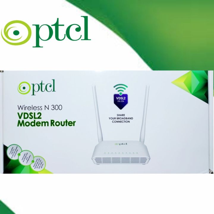 Ptcl wifi router ,modem official brand new made by D-Link with all accessories