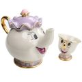 Disney Teapot Cute Cartoon Beauty And The Beast Coffee Pots Mug Mrs Potts Chip Cup Tea Cup Pots One Tea Sets Droshipping. 