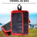 Fishing Lure Bag 12 Slots Fishing Bag Lure Organizer Bait Storage Bag Waterproof Adjustable Fishing Lure Jig Pocket. 