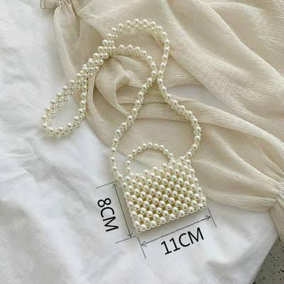 Pearl Bag For Girls With Pearl Strap Made By Premium Quality Pearls