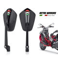 For Italjet Dragster 200 / 250i / 125 / 400 Rearview mirror CNC Aluminum Motorcycle Rearview Mirrors Anti-glare Mirror. 