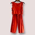 6-8 years old girl cotton oneset top+long pant (New). 