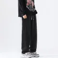 M-5XL Teenage Jeans Appear Slim and Loose Fitting Casual and Versatile Sportswear Pants Straight Leg Trendy Jeans. 