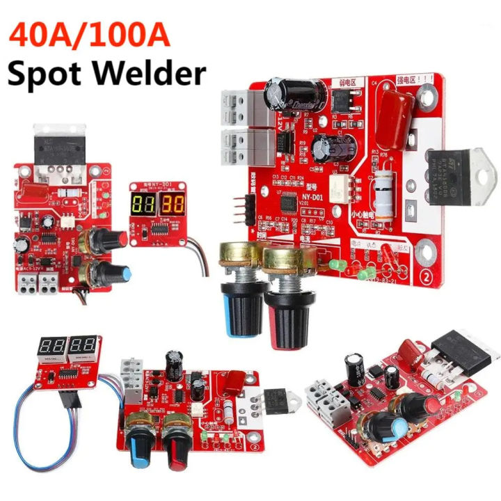 Spot Welder Control Board Kit 40A 100A Spot Welding Machine Control